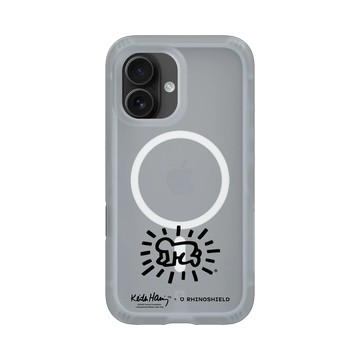 iPhone 16 AirX 流變灰 - Keith Haring - 發光的嬰兒®