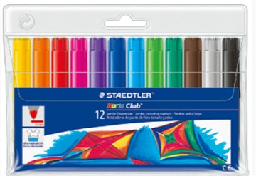 德國施德樓STAEDTLER Noris Club加寬型彩色筆*MS340WP12【APP滿額下單10%點數(單一帳號最高5000點)】1/31止