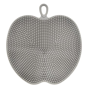 Alphaline 蘋果造型矽膠洗碗刷 100%鉑金矽膠材質  1個  1入