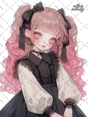 original sticker no.1840 人物貼紙 原創貼紙 原創人物貼紙 裝飾貼紙 cotton melody