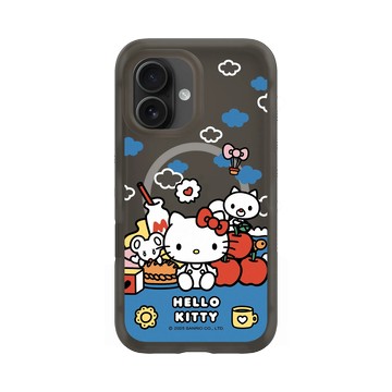 iPhone 16 AirX 本質黑 - 三麗鷗-Hello Kitty - 悠閒時光