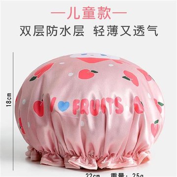 雙層浴帽女吸水可愛加熱防油防水女G浴帽成人款頭發帽沐浴帽女款