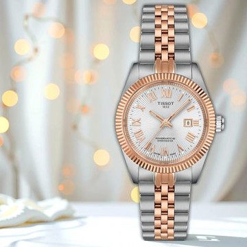 TISSOT 天梭 官方授權 T156.208.22.033.00 Ballade COSC 天文台認證機械女錶 雙12購物節 送禮首選-30mm T1562082203300