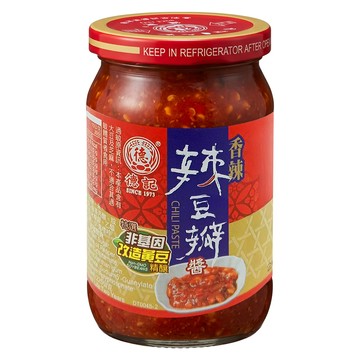 德記 香辣辣豆瓣醬 全素  350g  1個