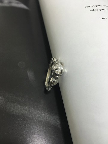 Herkimer Diamond 赫基蒙水晶 純銀個性戒