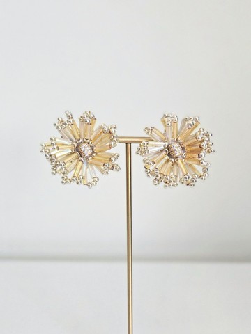 花火 - 豐饒金燦花火耳環