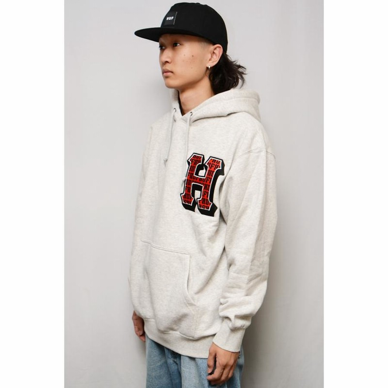 ハフ パーカー HUF THICC H PULLOVER HOODIE ハフパーカー