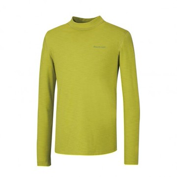 ├登山樂┤山林 Mountneer 男遠紅雲彩保暖上衣 # 12K67-60 芥末黃