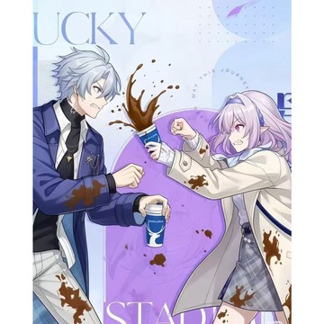 🔥WBP免運🔥正版代購 崩壞星穹鐵道x瑞幸 聯動 聯名 官方正版 代購 遐蝶 白厄  星鐵 崩鐵 瑞幸 徽章 立牌 動漫