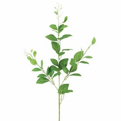 造花　インテリアグリーン　人工観葉植物）ピーリーフスプレイ(DF46/28)