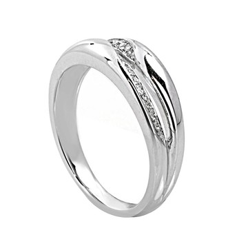 【BRILLMOND】 10分 天然鑽石 PT950鉑金 微鑲香燦鑽戒(天然鑽石總重10分)