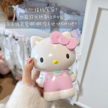 ✨臺灣出貨✨HelloKitty美樂蒂筆筒收納文具化妝刷桌面收納盒禮物生日爆款