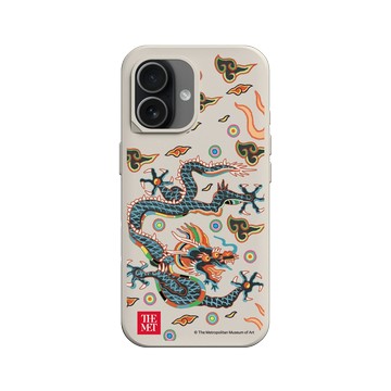 iPhone 17 SolidX 貝殼灰 - The MET - 亞洲藏品系列 - 騰雲龍徽