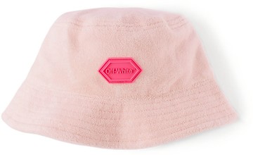 Off-White 粉色徽标儿童渔夫帽