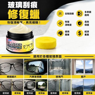 30秒去刮痕JMY眼鏡刮痕修復膏/眼鏡拋光膏/鏡片修復膏 居家日常保養