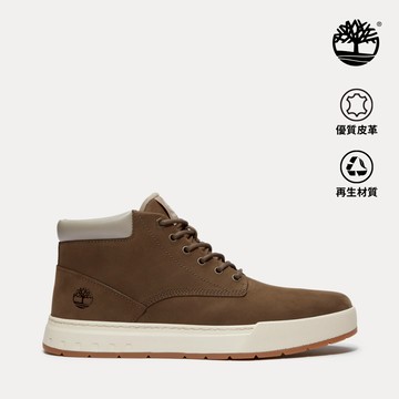 男款深棕色中筒休閒鞋|A69FNW07