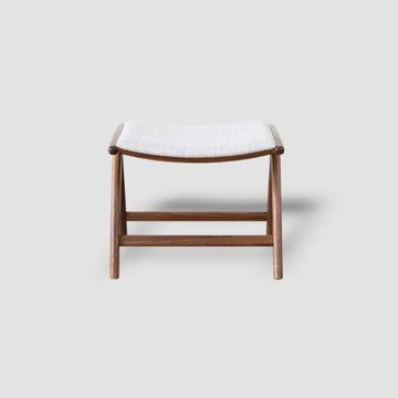 艾禮思樹結構腳凳 胡桃木 灰