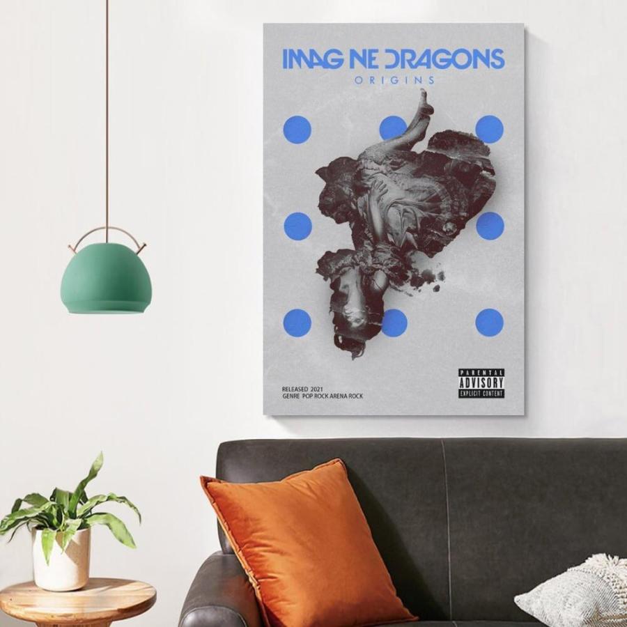 Demons By Imagine Dragons (1) Canvas Poster Living Room Decoration Bedroom