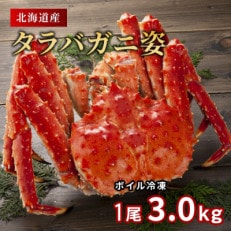 北海道産タラバガニ姿　1尾 3.0kg(冷凍)