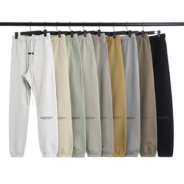 ESSENTIALS褲子衛褲運動寬松高街美式潮牌ins男女秋冬加絨fog復線
