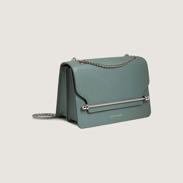 Strathberry - East/West - Crossbody Leather Handbag - Blue