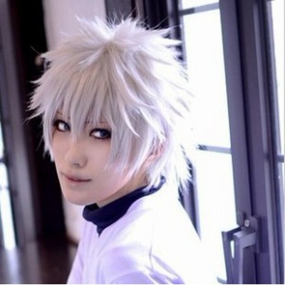 HUNTER×HUNTER キルア＝ゾルディック 風 コスプレウィッグ ＋ 