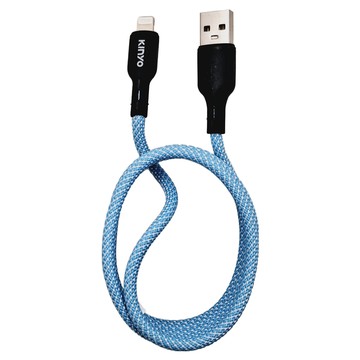 Kinyo 蘋果磁吸充電傳輸線  1m  藍色 + 黑色  1條