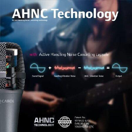 CAROL Dynamic Microphone Vocal with Cardiod Unidirectional, Top Choice for Live Stage Performance Noise Cancelling AHNC Technology, AC-910(並行輸入品)