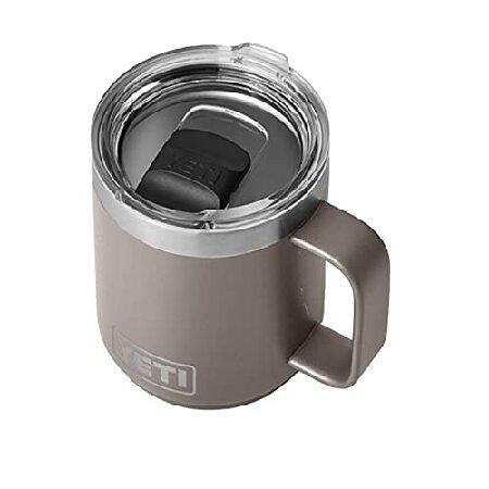 YETI Rambler 10 oz Stackable Mug, Stainless Steel, Vacuum Insulated with MagSlider Lid, Sharptail Taupe