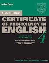 Cambridge Certificate of Proficiency in English 4 Student's Book with Answers (1版) ESOL  Cambridge
