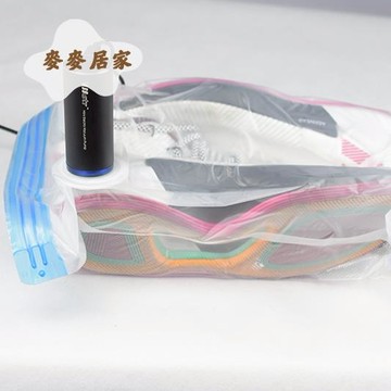 小型電動真空機衣服被子收納袋抽氣泵學生出差旅行便攜USB壓縮機 pm6171
