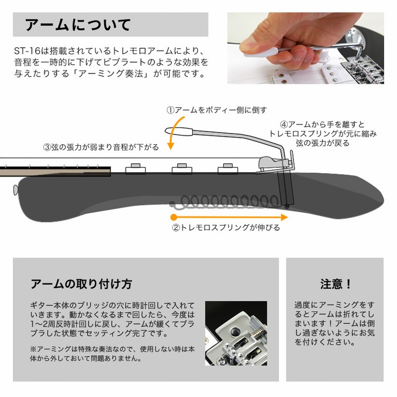 エレキギター SELDER ST-16 リミテッドセット［エレキギター セルダー