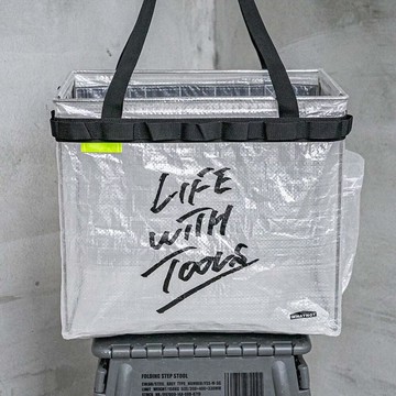 WHATNOT One Touch Bucket 摺疊收納提籃 OBHD-01 透明 OBHD-01-CL