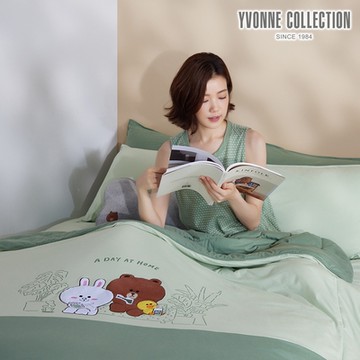 YVONNE 以旺傢飾 好友宅家 雙人四季被（LINE FRIENDS）