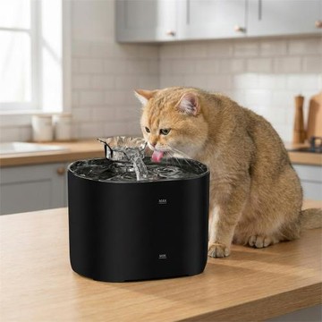 跨境熱賣貓咪自動飲水機循環智能寵物喂水器靜音飲水器流動狗水碗