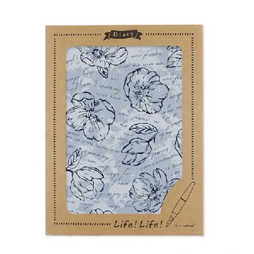 自填式日誌禮盒 A5(橫線/一日一頁)-花繪