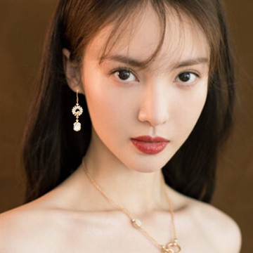 高級感貓眼石耳墜2021年新款潮簡約耳飾女精致超仙小蝴蝶氣質耳環