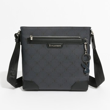 PLAYBOY - 下沉式斜背包  Mbition系列 - 深藍色