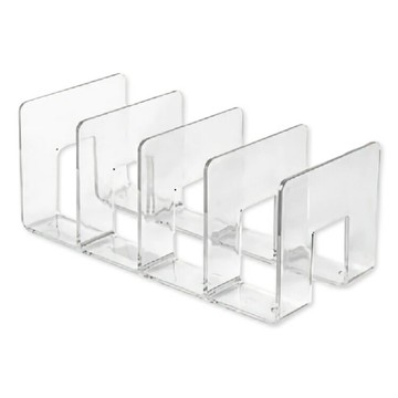 四格透明書架 適用 收納書架 四格書架 書本收納架