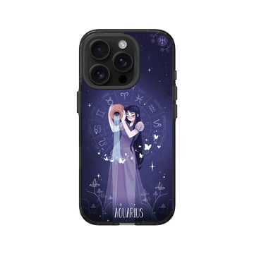 iPhone 16 Pro Clear (相機按鈕) 酷墨灰 - Ludmilacerafoce - 水瓶座