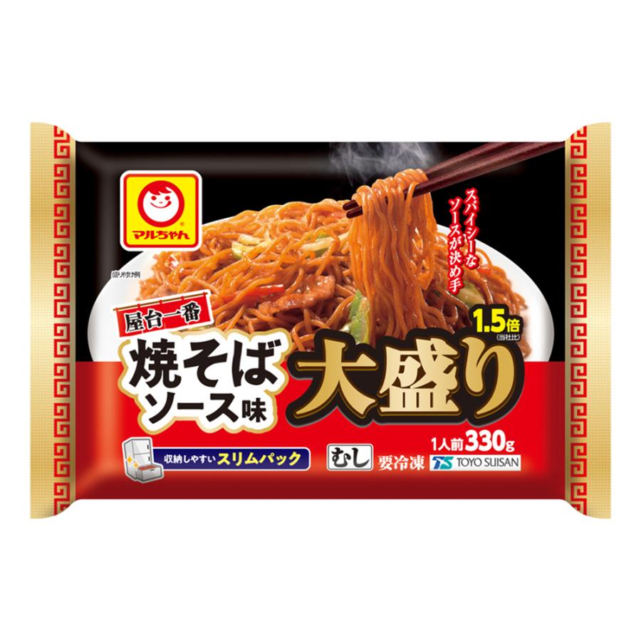 東洋水産 マルちゃん 屋台一番 焼そばソース味 大盛り1.5倍 330g