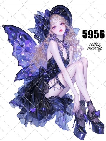 original sticker no.5956 人物貼紙 原創貼紙 人物貼紙 女孩貼紙 原創人物貼紙