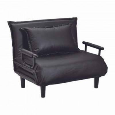 ソファベッド ビータ4 BK(PVC) ソファ ソファベッド