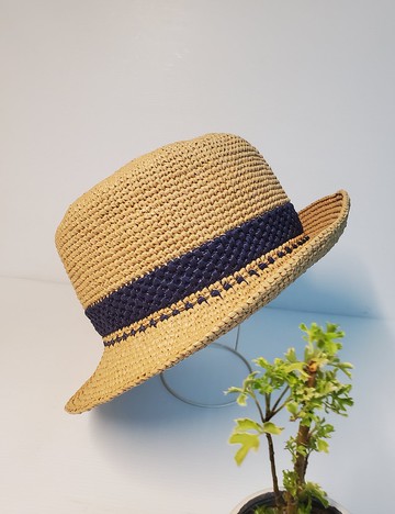 hat for man手工遮陽帽草帽紳士帽中性設計女帽ストローハット