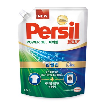 Persil 寶瀅 韓國原裝進口 強效淨垢 滾桶洗衣機專用洗衣精補充包  1.5L  1包