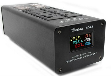 熱門爆品！！（萬人回購）Weiduka AC8.8音響專用電源濾波器 凈化器 防雷排插音響插座 電源