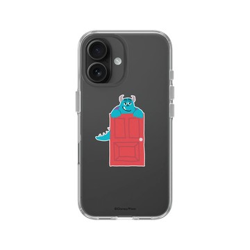 iPhone 16 Clear Case（相機按鈕） 透明 - 迪士尼-皮克斯 PIXAR - Knock! 毛怪