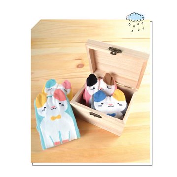 【DR.WOW】歡樂12入組 - 趣味萊卡止滑立體兒童短襪 止滑襪