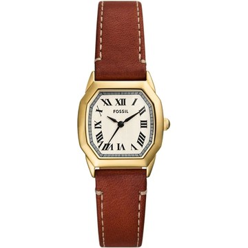 FOSSIL Harlow 復古真皮錶帶女錶-27mm ES5364