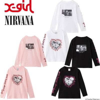 エックスガール X-GIRL X-girl × Charles Peterson HEART L/S TEE 